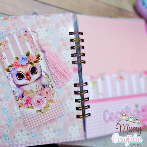 Agenda Personalizada 1 Dia Por Página com Divisória e Brinde