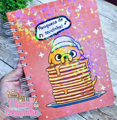 Caderno A5 para Anotações Jake Hora de Aventura