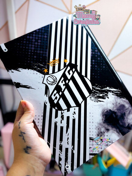 Caderno Brochurão Neymar Santos Fc