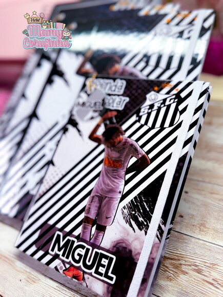 Caderno Brochurão Neymar Santos Fc