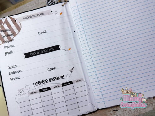 Caderno Brochurão Neymar Santos Fc
