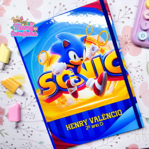 Caderno Brochurão Sonic