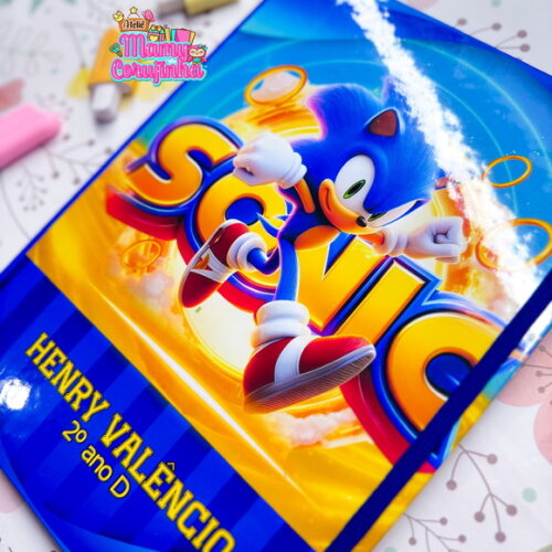Caderno Brochurão Sonic