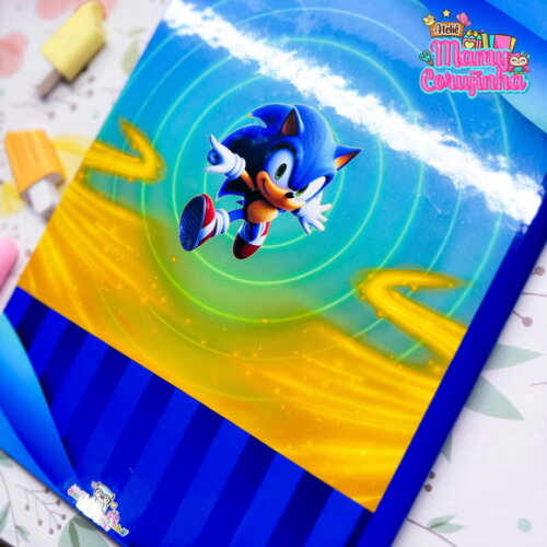 Caderno Brochurão Sonic