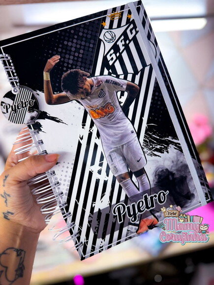Caderno Personalizado 10 Matérias Neymar