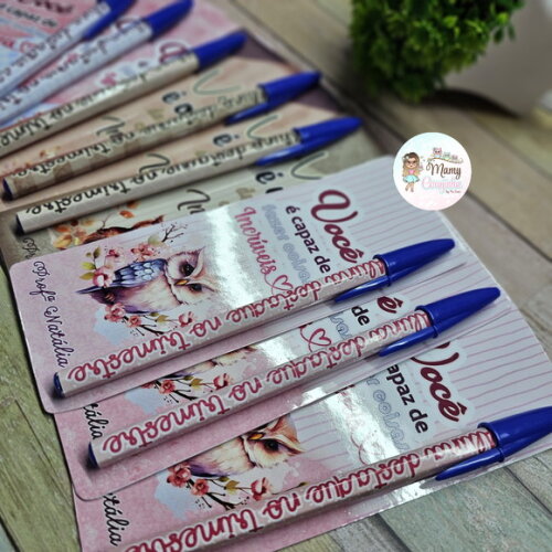 Caneta Bic + Card Frases (3,99cada)
