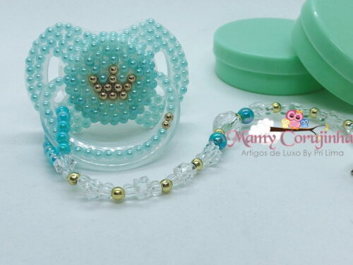 Chupeta azul bebe