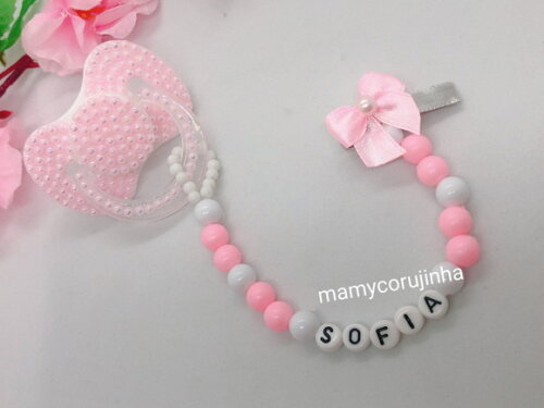 Chupeta com nome Sofia