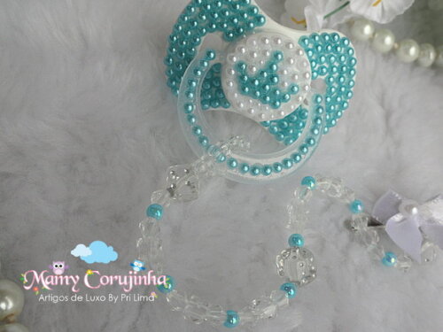 Chupeta Coroa principe Tiffany