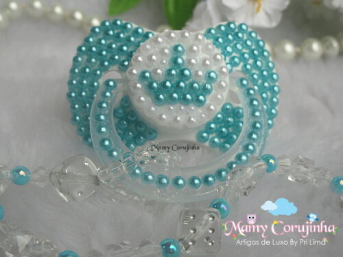 Chupeta Coroa principe Tiffany