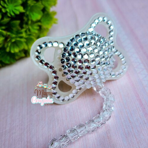 Chupeta em Strass Cristal