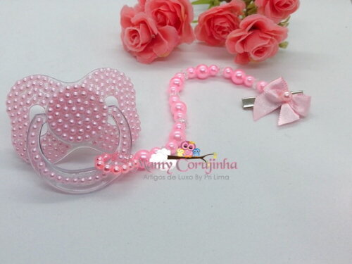 Chupeta fase 2 rosa