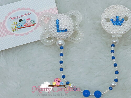 Chupeta MAM + prendedor luxo principe