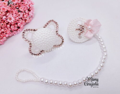 Chupeta Mam + Prendedor Luxo Princess
