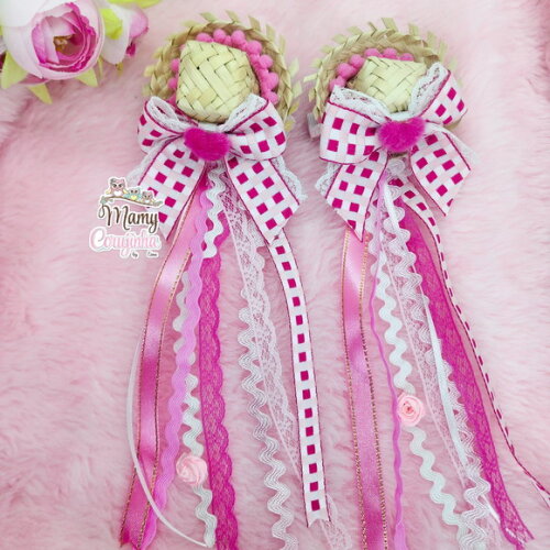 Duplinha Chapeuzinho Menina Rosa