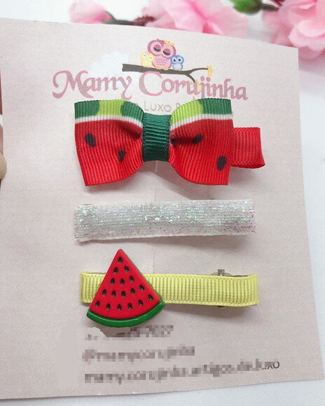 Hair clips Melancia 3