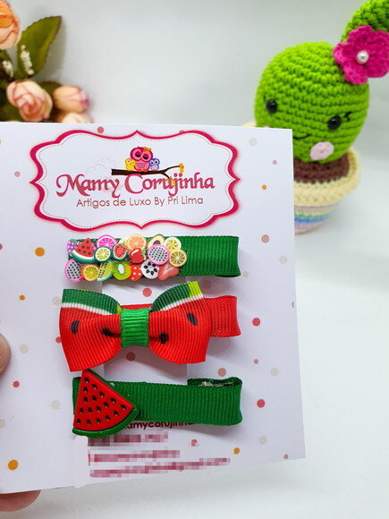 Hair clips Melancia 2