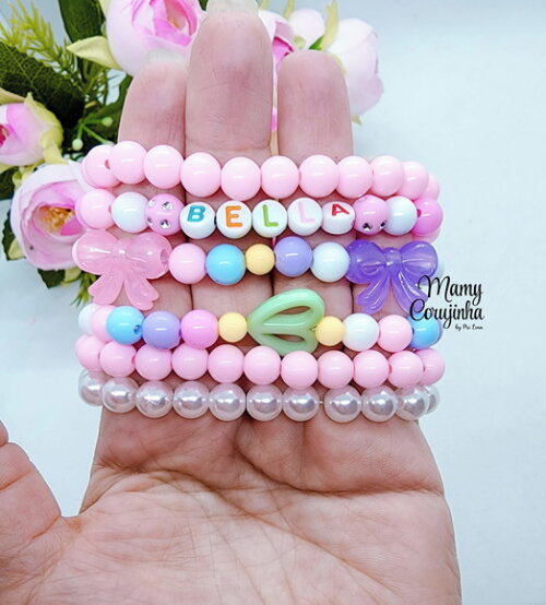 Kit 6 Pulseiras Candy