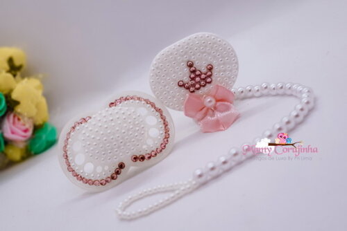 Kit Chupeta + prendedor Luxo Fase 2