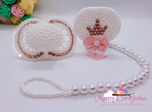 Kit Chupeta + prendedor Luxo Fase 2