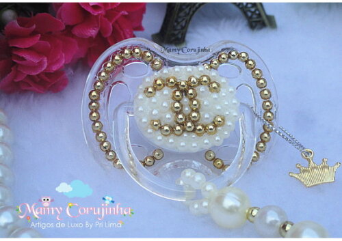 Kit Chupeta CC + prendedor Luxo