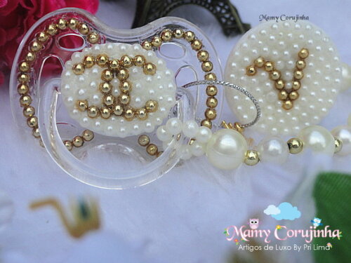 Kit Chupeta CC + prendedor Luxo