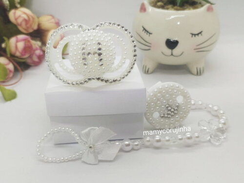 Kit Chupeta Mam+ Prendedor Luxo