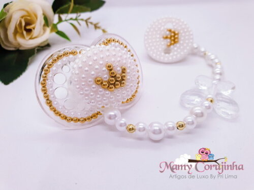 Kit Chupeta MAM+ prendedor Luxo Princess
