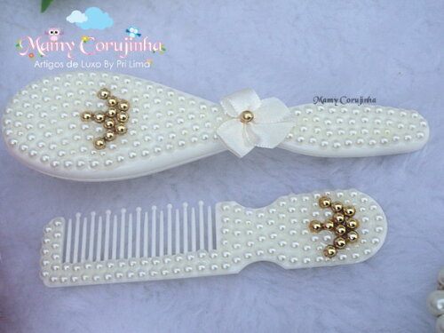 Kit escova + pente Princess