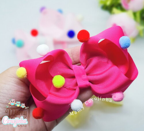 Kit Laço Pompom