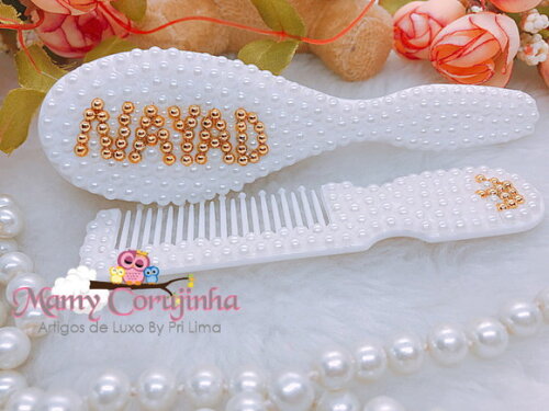 Kit pente + escova Nayad