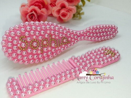 Kit pente + escova Sophia
