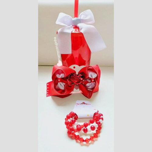Kit Presenteável vermelho laço