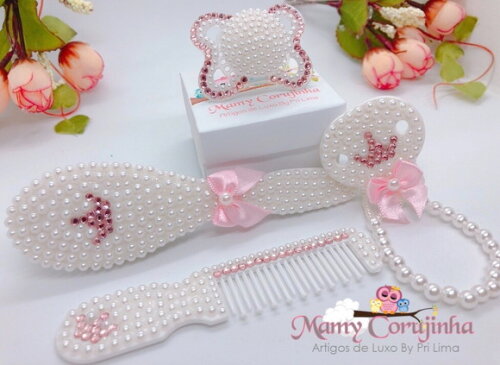 Kit super luxo rosa bebe