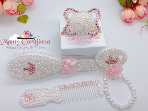 Kit super luxo rosa bebe
