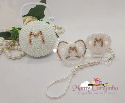 Kit trio luxo marfim M