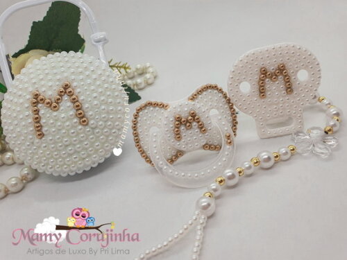 Kit trio luxo marfim M