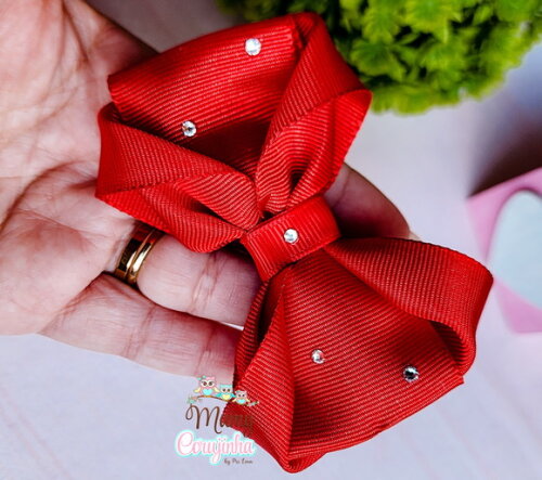 Lacinho Florzinha Vermelho