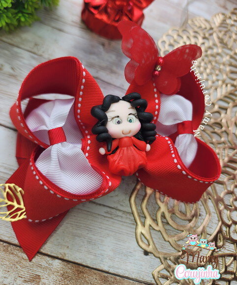 Laço Boneca Borboleta