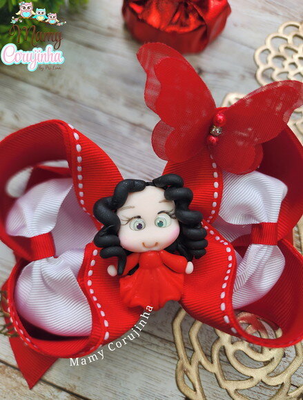 Laço Boneca Borboleta