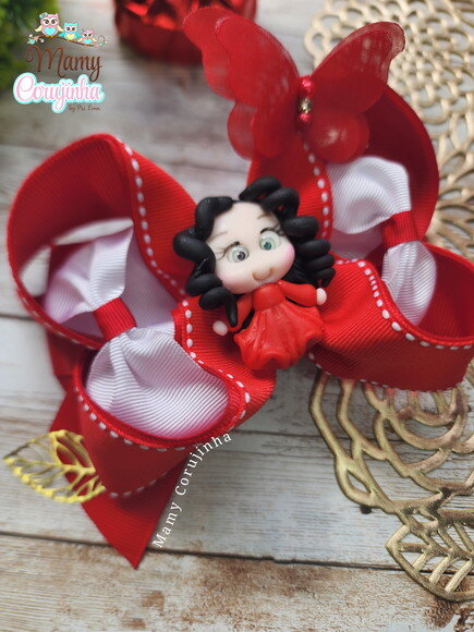 Laço Boneca Borboleta