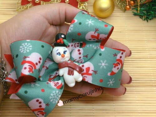 Laço boneco de neve