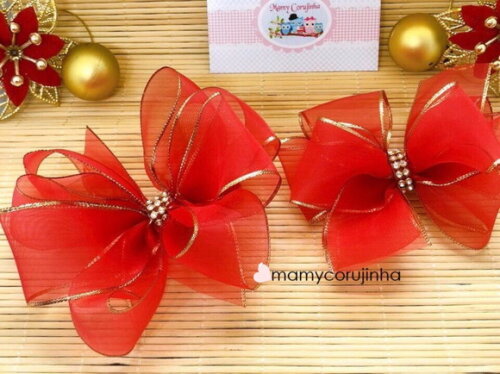 Laço Organza luxo