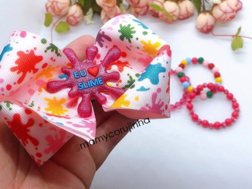 LAÇO SLIME + TRIO DE PULSEIRAS