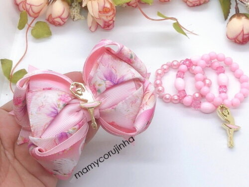 LINDO LAÇO BAILARINHA COM PULSEIRINHA
