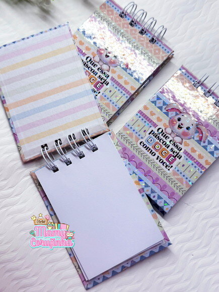 Mini Bloquinho de Notas Páscoa 50 Folhas