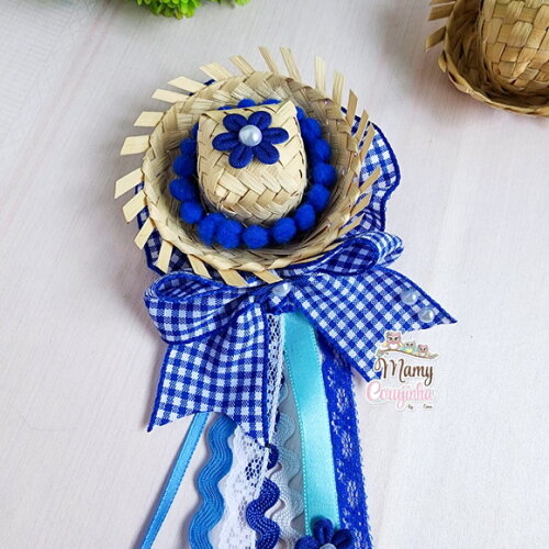 Mini Chapéu Pipa Azul