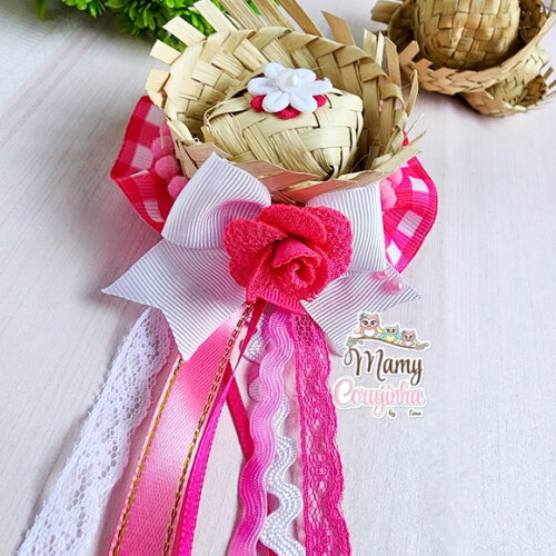 Mini Chapéu Pipa Rosa