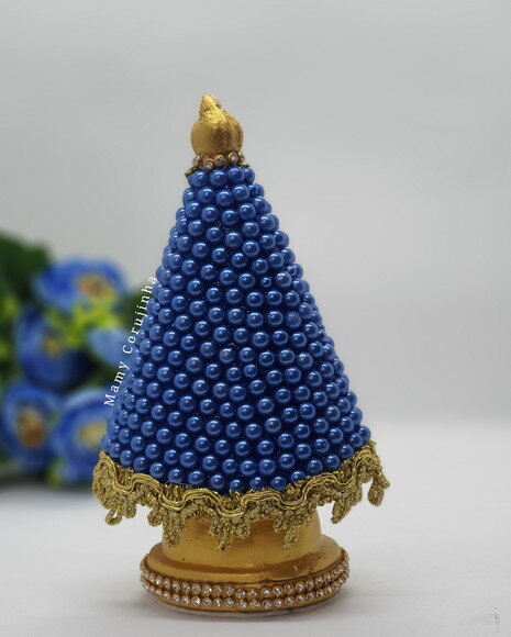Nossa Senhora 16cm em Pedrarias Azul