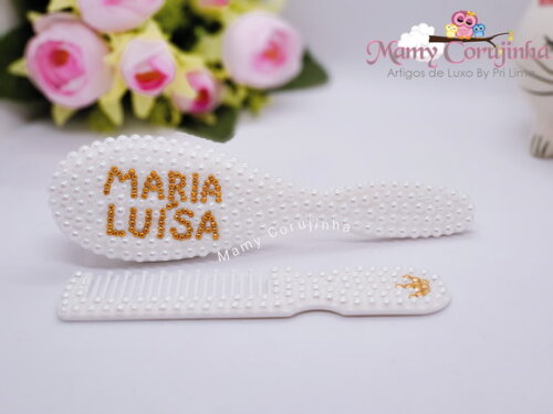 Pente + escova Maria Luísa